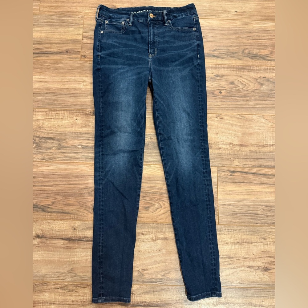 American Eagle Outfitters Dark Blue Skinny Jeans